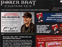 Tablet Screenshot of pokerbrat.com
